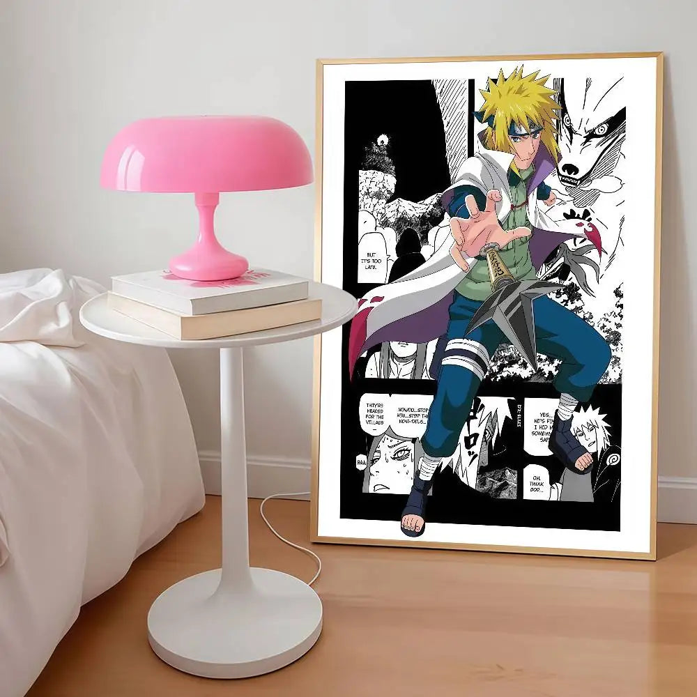 N-NARUTO cool Anime Posters Dormitory Decorations Bedroom And Living Room Wall Murals Souvenirs