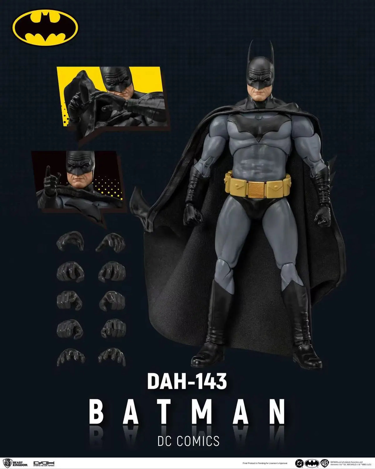 8Inch Original DC Beast Kingdom DAH-140 Green Lantern 141 The Flash 142 Superman 143 Batman Action Figures Collection Gift Toys