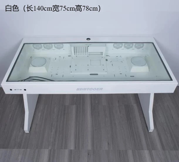 Computer Chassis Integrated Table, Two Hosts Can Be Installed for Two People, Cool Large Chassis Table,