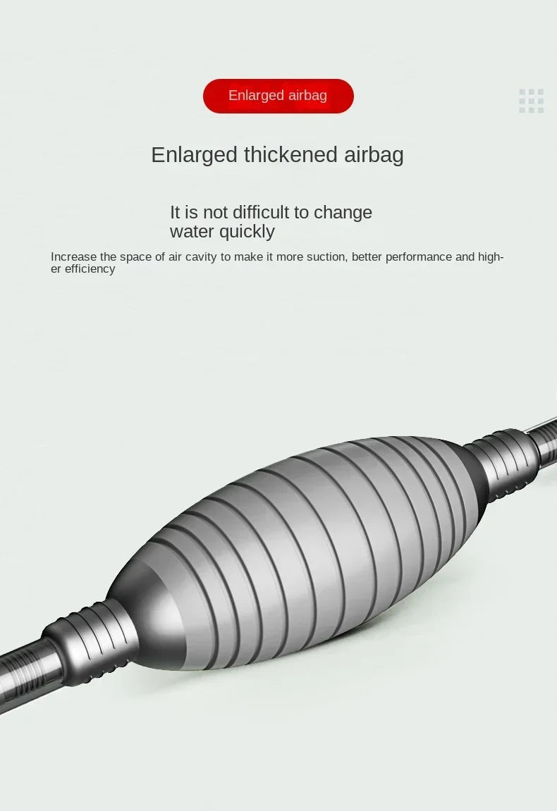 New Fish Tank Water Changer, Sand Washer, Water Pump, Fish Tank Water Absorber, Siphon Pipe, Manual Water Changer, Toilet