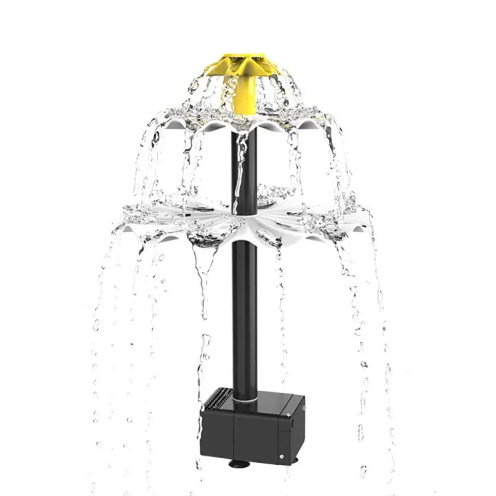 Fish Tank DIY Solar Fountain Pump Solar Panel With Spray Heads Solar Panel Fountain With Water Pump Aquarium Fountain Fish Tank