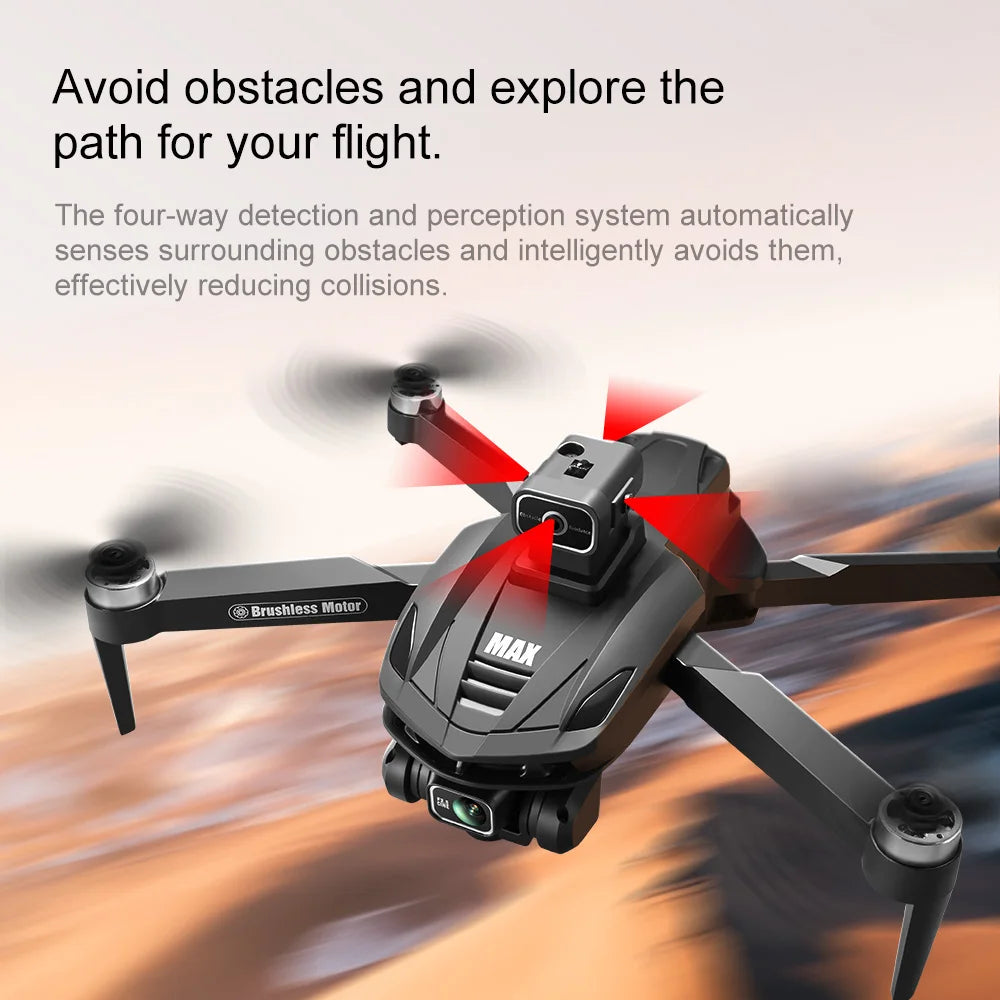Lenovo V168 MAX Foldable RC Drone 5G GPS Positioning 8K Ultra HD Camera Brushless Motor Obstacle Avoidance Aerial Quadcopter