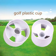 1PC 3holes Plastic Golf Hole Cup Golf Putter Practice Cup Indoor Outdoor Golf Course Training Aid Supplies