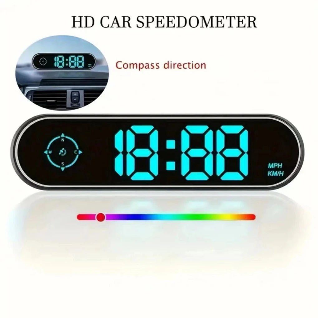 Car Digital Speedometer Head Up Display Speed Real Time Display GPS Kmh HUD for All Cars Car Electronics Accessories