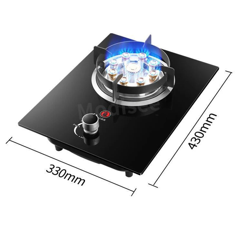 Gas Stove Single Stove Household Liquefied Gas Embedded  Gas Stove Natural Gas Fierce Fire Single Stove Stoves Table Kitchen Hob