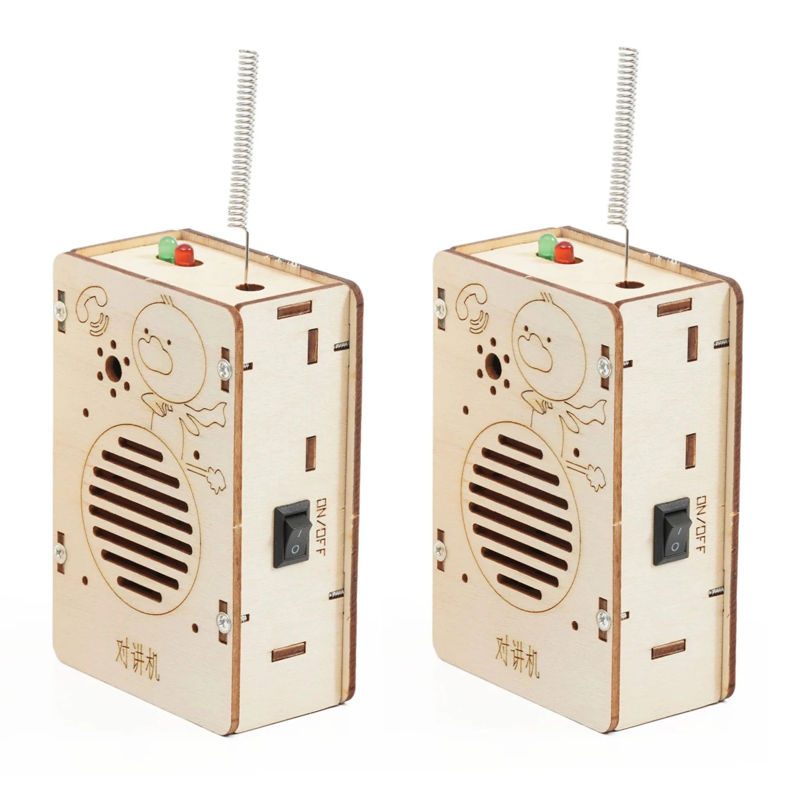 Wireless Walkie-talkie Model DIY Science Toys Physics Experimental Tool Kit Children Educational Toys School Supply