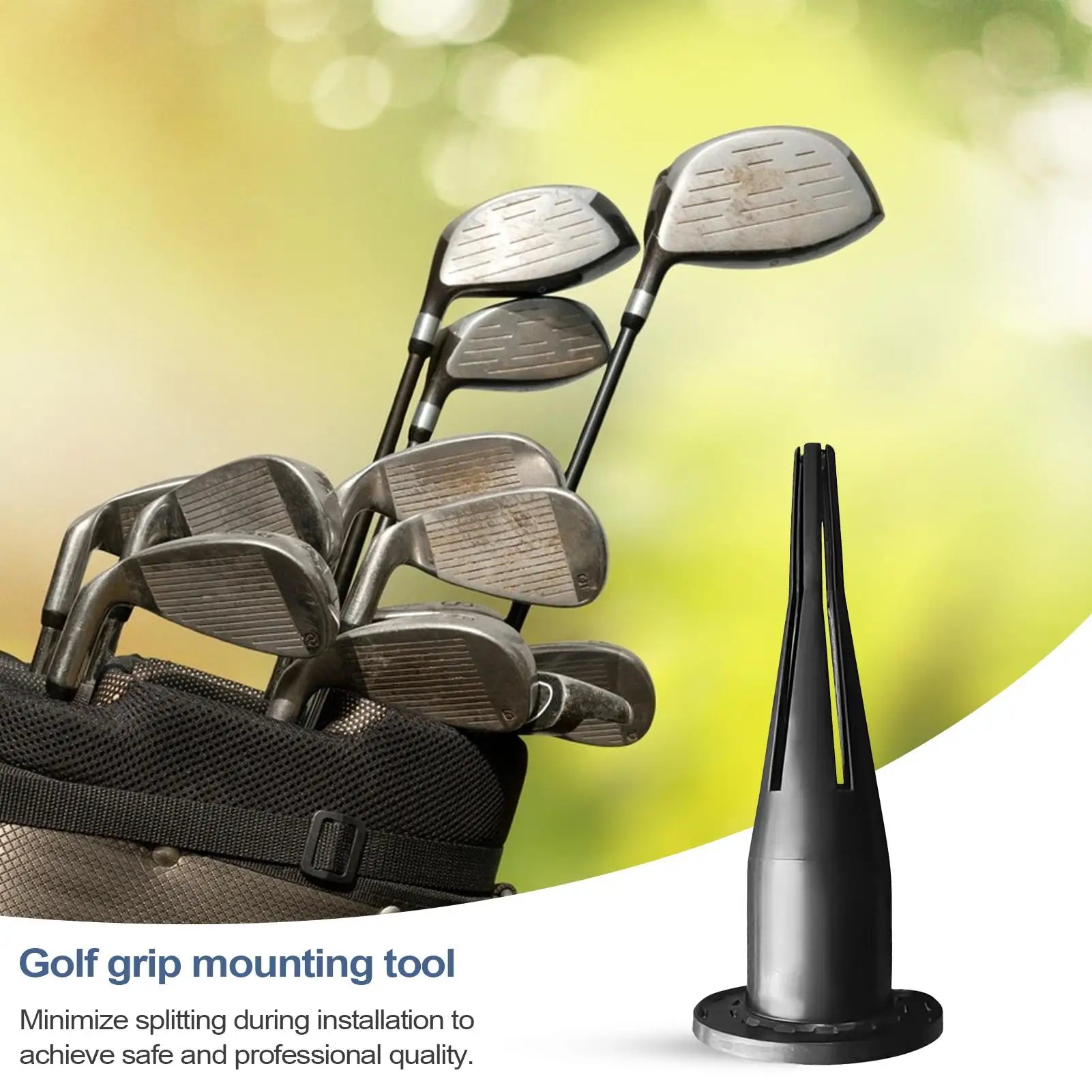 Golf Club Grip Installer Reusable Golf Shaft Puller Portable Clip-on Golf Club Grip Remover Golf Accessories For Men Women