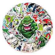 50PCS Personalized American TV Ghostbusters Graffiti Stickers DIY Skateboard Water Cup Luggage Stickers