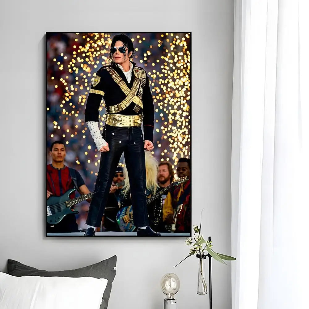 MJ Michael Jackson Poster Wall Art Print Decorative Mural Home Decor Gift Unframed