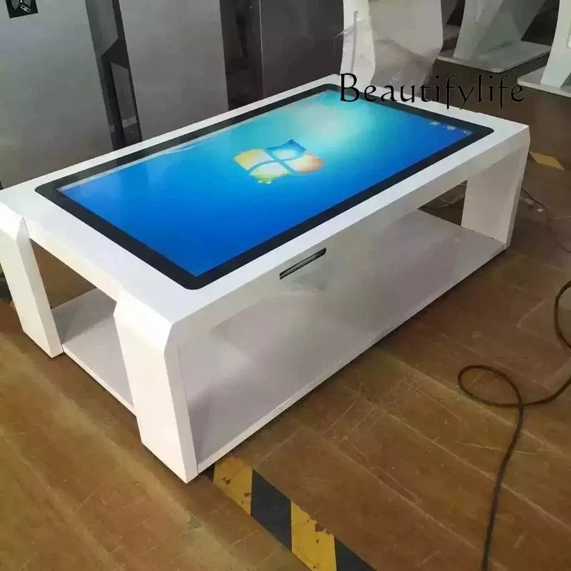 Smart touch all-in-one machine Capacitive screen Interactive desktop touch screen Multi-touch lifting all-in-one machine
