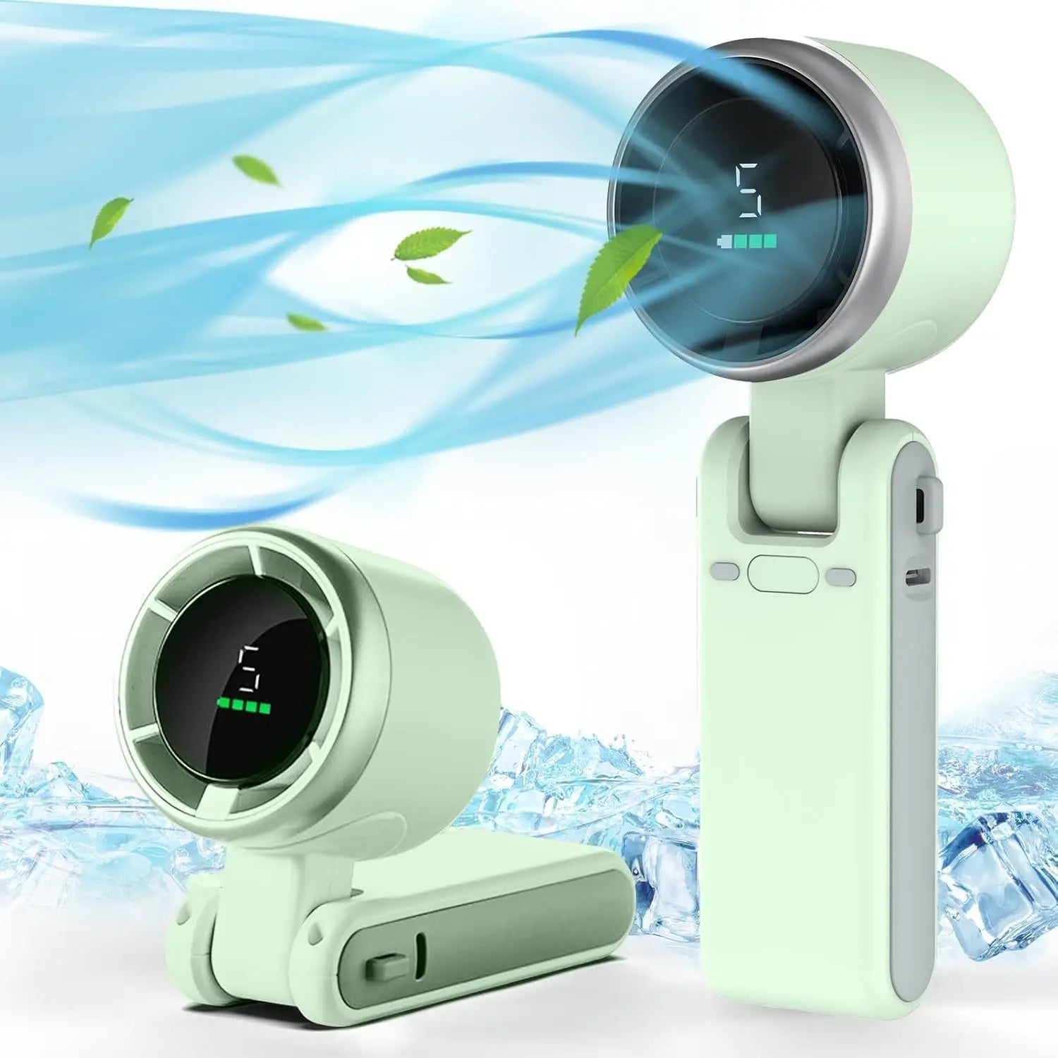 3-in-1 Fan, 5-speed (Rechargeable)