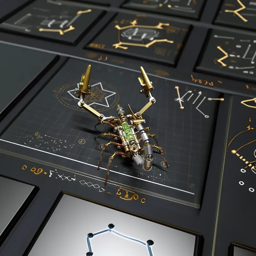 Mechanical Spider Metal Model 3D Kit  (Cyberpunk Insects)