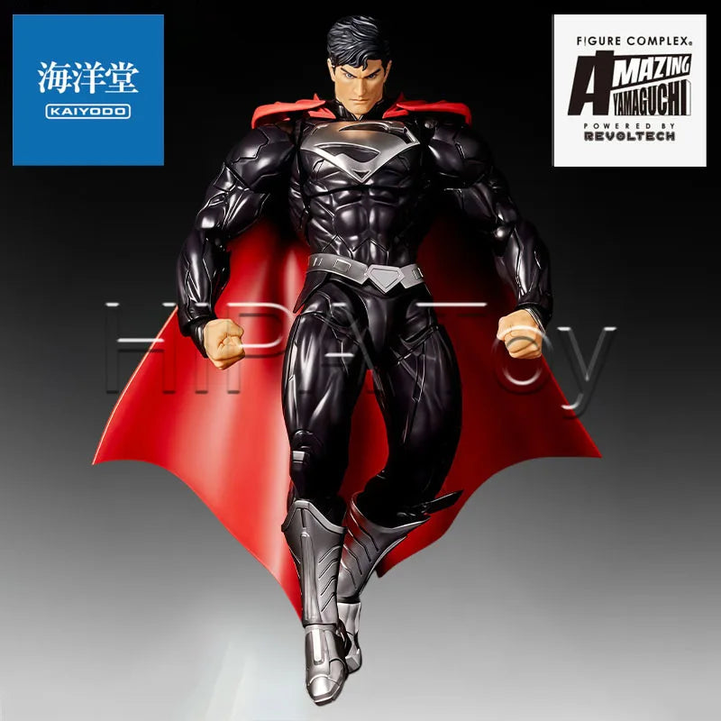 【In stock】HIPA Store Genuine Kaiyodo Amazing Yamaguchi Black Adam & Superman Highly Articulated DC Anime Action Figure Model