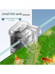 New Suspended Filter For Fish Tanks, Mini Filter, USB, 2.5W, 250H/L Suitable For Fish Tanks Below 30cm, Aquariums