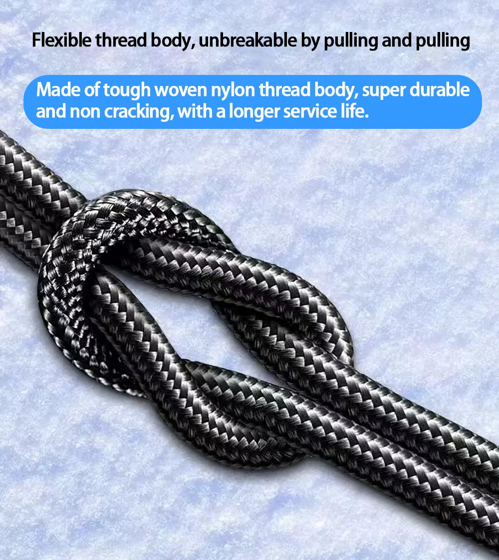 120W USB to Type C Cable Phone Super Fast Charging Cable With LED Display 100W Type-C To Type-C Data Cord For Huawei Oppo Vivo