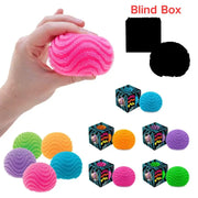 Schylling Nee Doh Fuzz Ball Wonder Waves Textured Fidget Ball Sensory Squeeze Blind Box Toy Stress Relief for Adults Kids