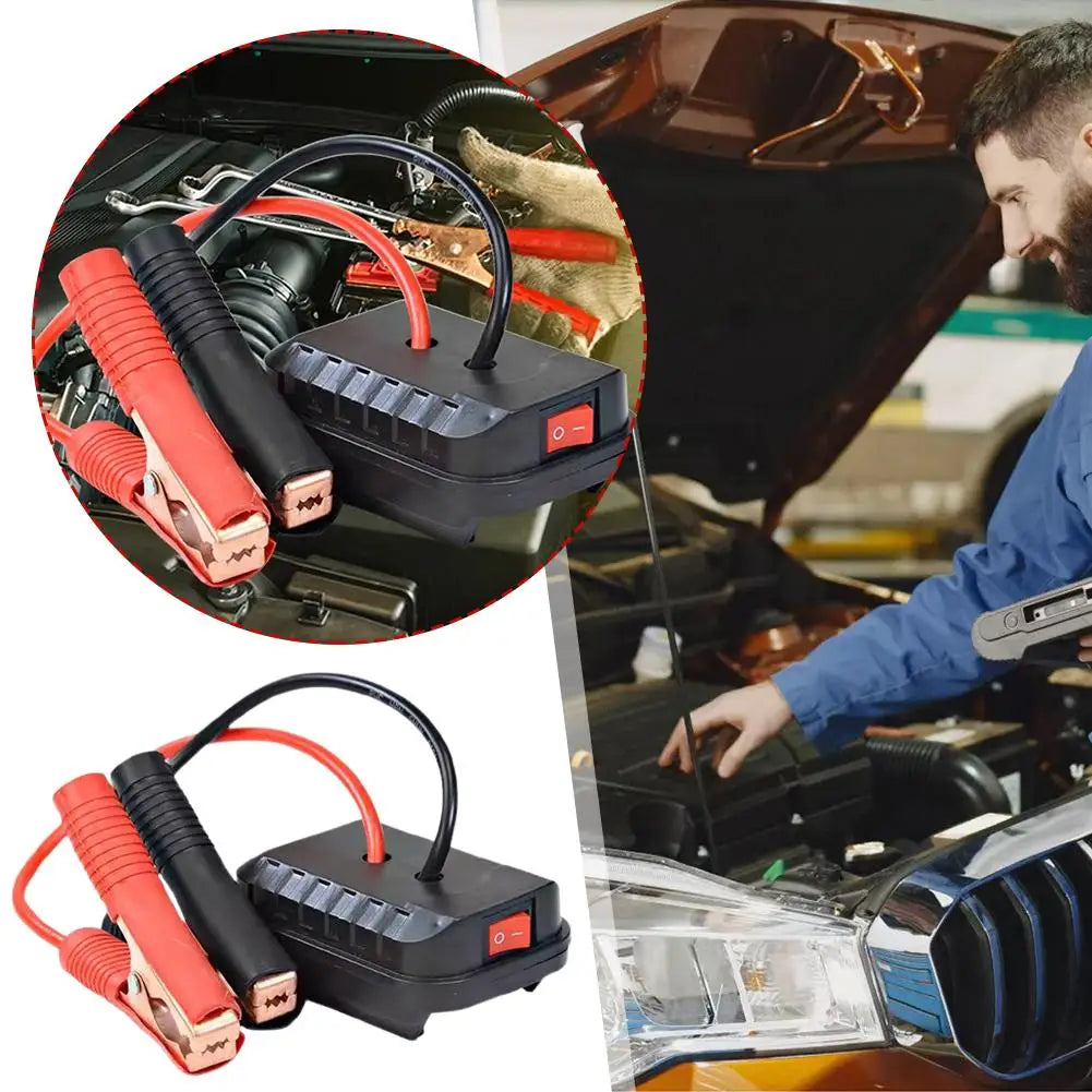 Igniter Jump Starter for Makita Daiyi Lithium Battery Booster Cable Adapter Emergency Power Kit DIY Converter With Clip