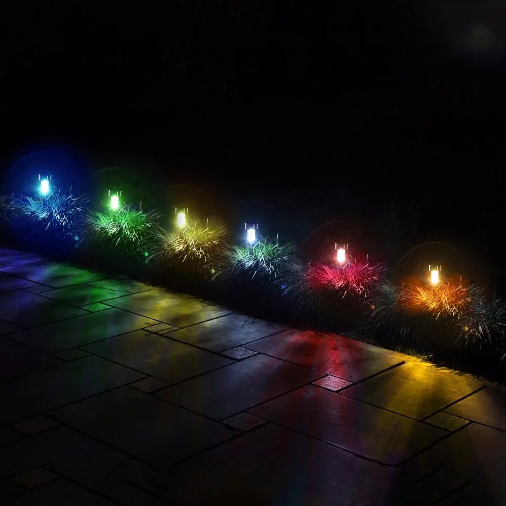 Outdoor Solar Lights Garden Lights Solar Powered Lamp Lantern Waterproof Landscape Lighting Pathway Yard Lawn Garden Decoration