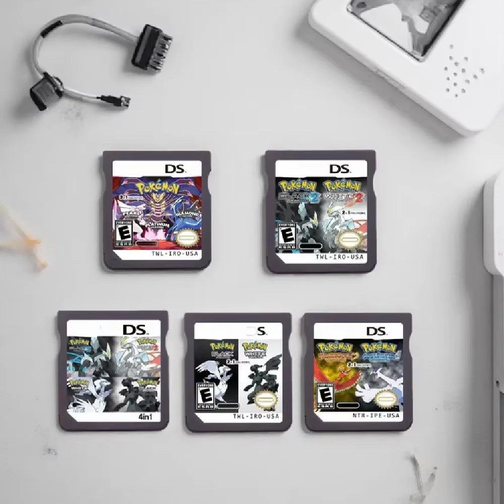 NDS Game Cartridges Pokémon Series