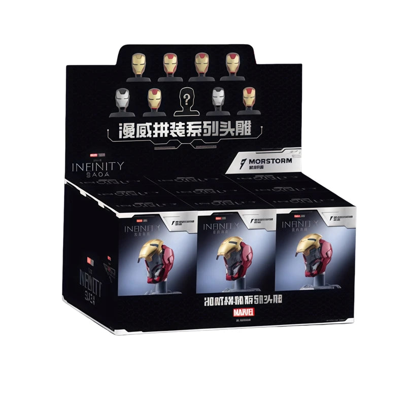 Original Iron Man Helmet Mask 9 Styles War Machine MK16 MK42 MK85 Tony Stark DIY Toys Model Action Figure Assembled Gift