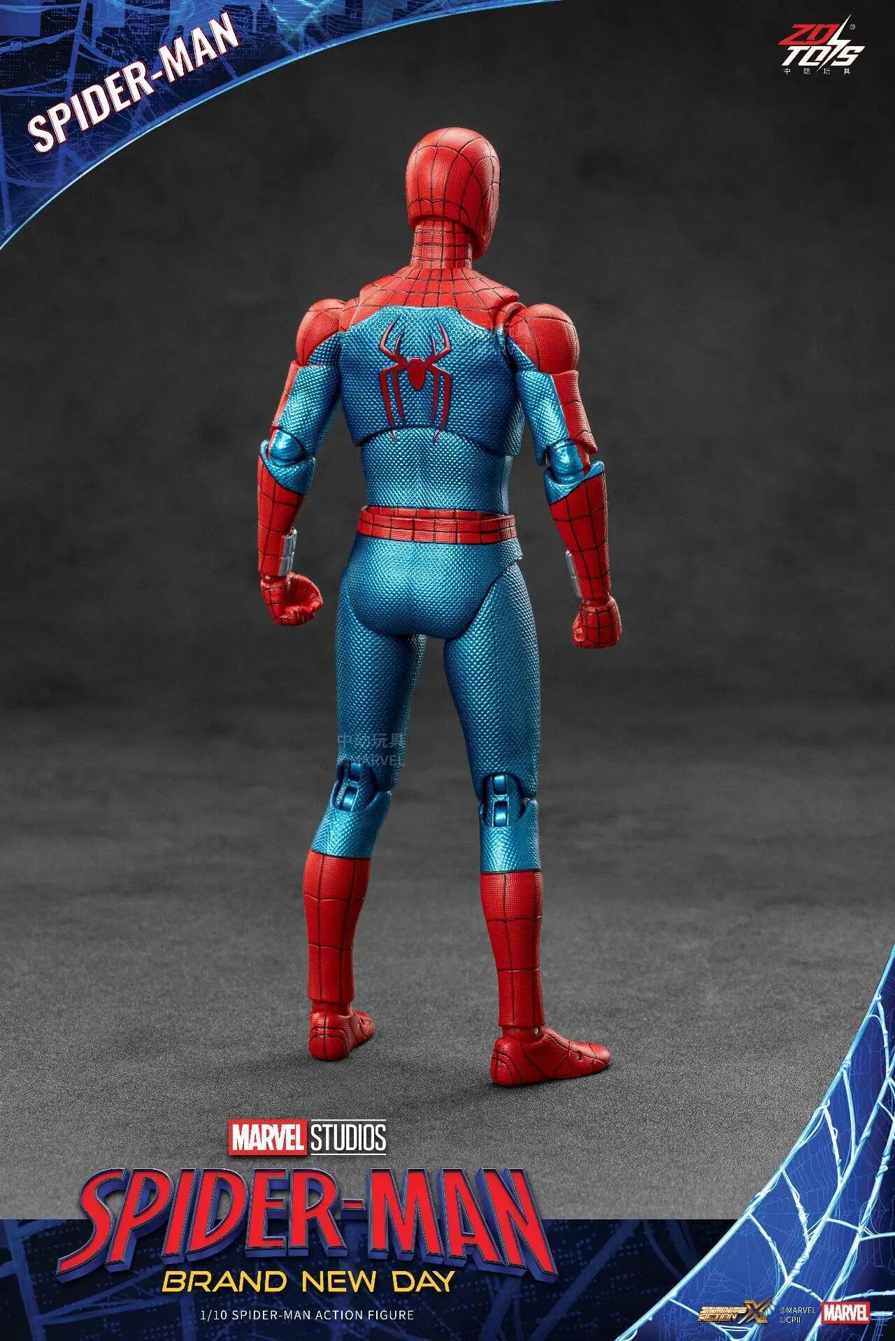 ZDTDS Original Spider Man Brand New Day PUNK SUIT Scarlet Spider 2099 ADVANCED SUIT 1/10 Marvel Action Figure Model Toy Gift