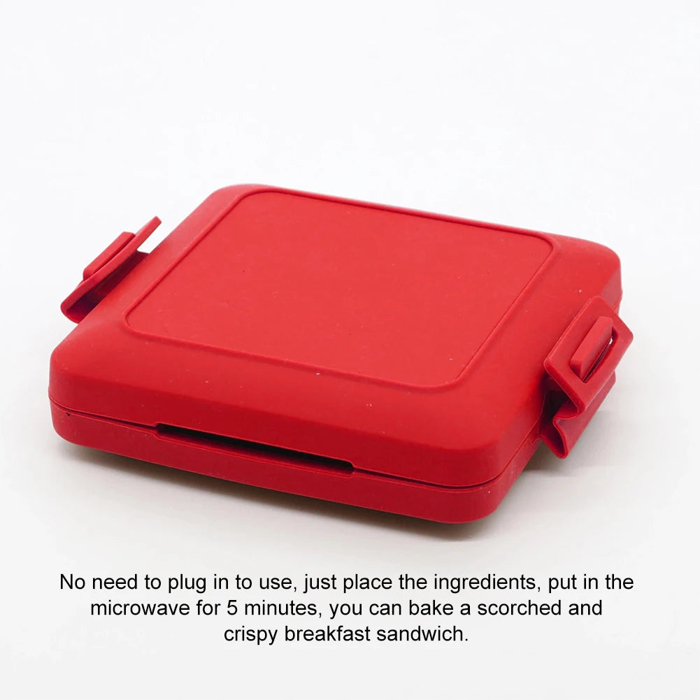Microwave Toastie Maker No Electricity Microwave Sandwich Maker Time Saving Microwavable Toast Maker for Fast Breakfast