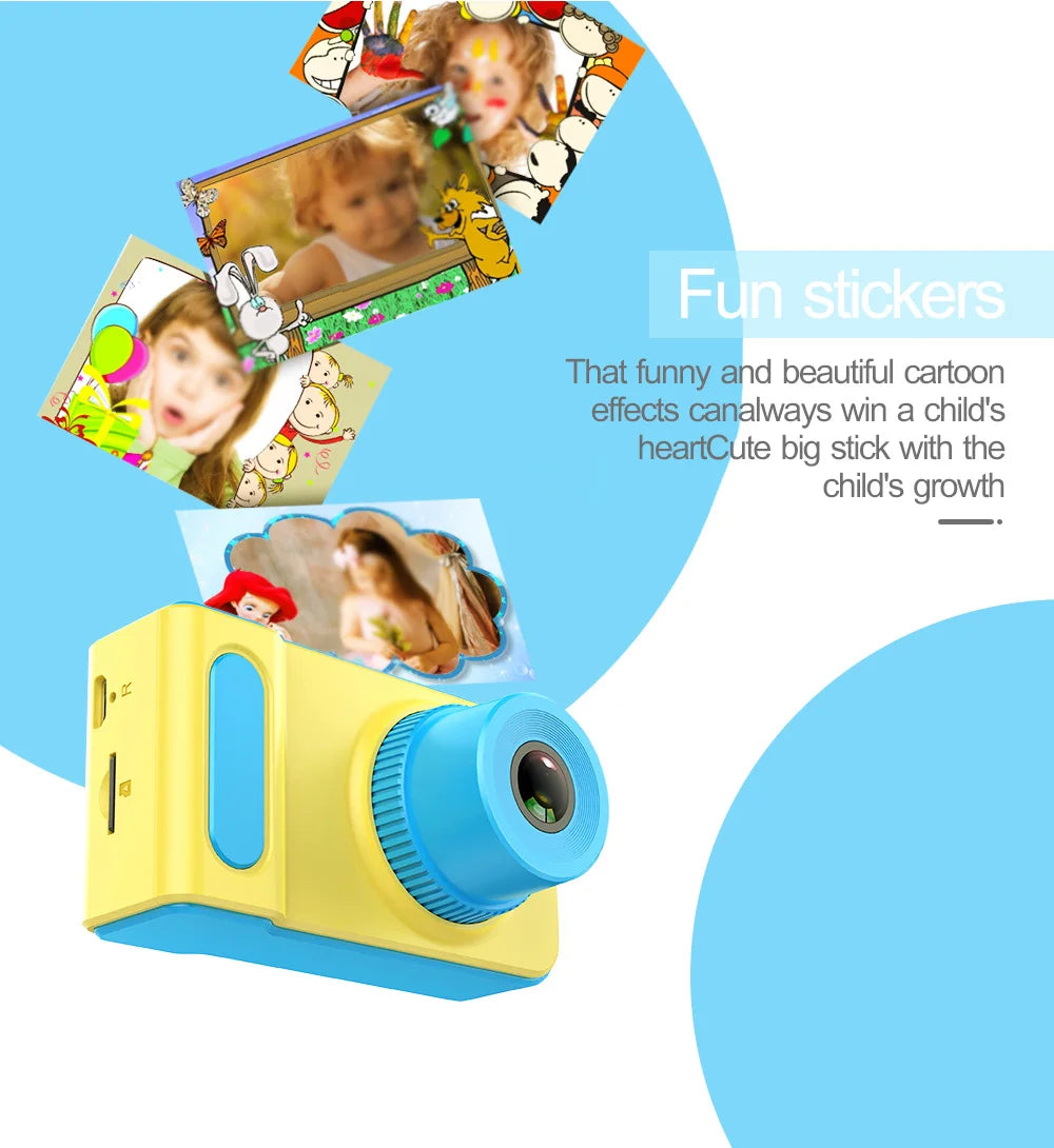 Capture every adorable moment with this baby camera featuring an 8.0MP sensor and HD screen—perfect for kids and family fun!