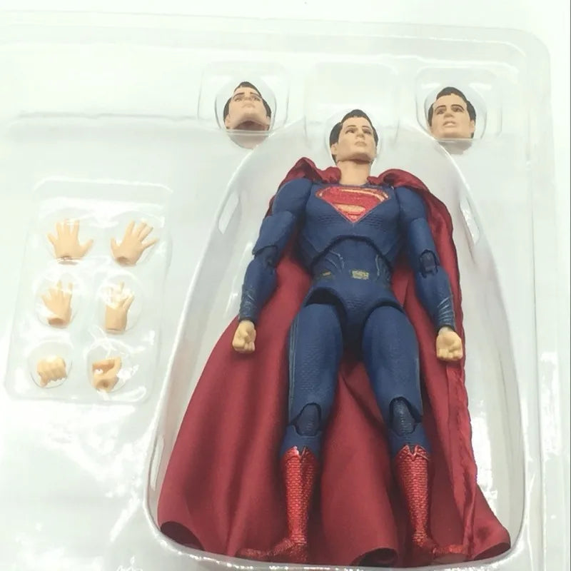 DC Justice League full set of hand-made Superman, Batman, Flash, movable model, cartoon, ornaments and gifts around.