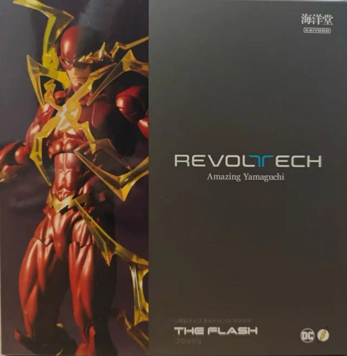 In Stock Kaiyodo Revoltech Amazing Yamaguchi The Flash and Inverse Flash Comic Action Figure Set 170mm Articulated Collection