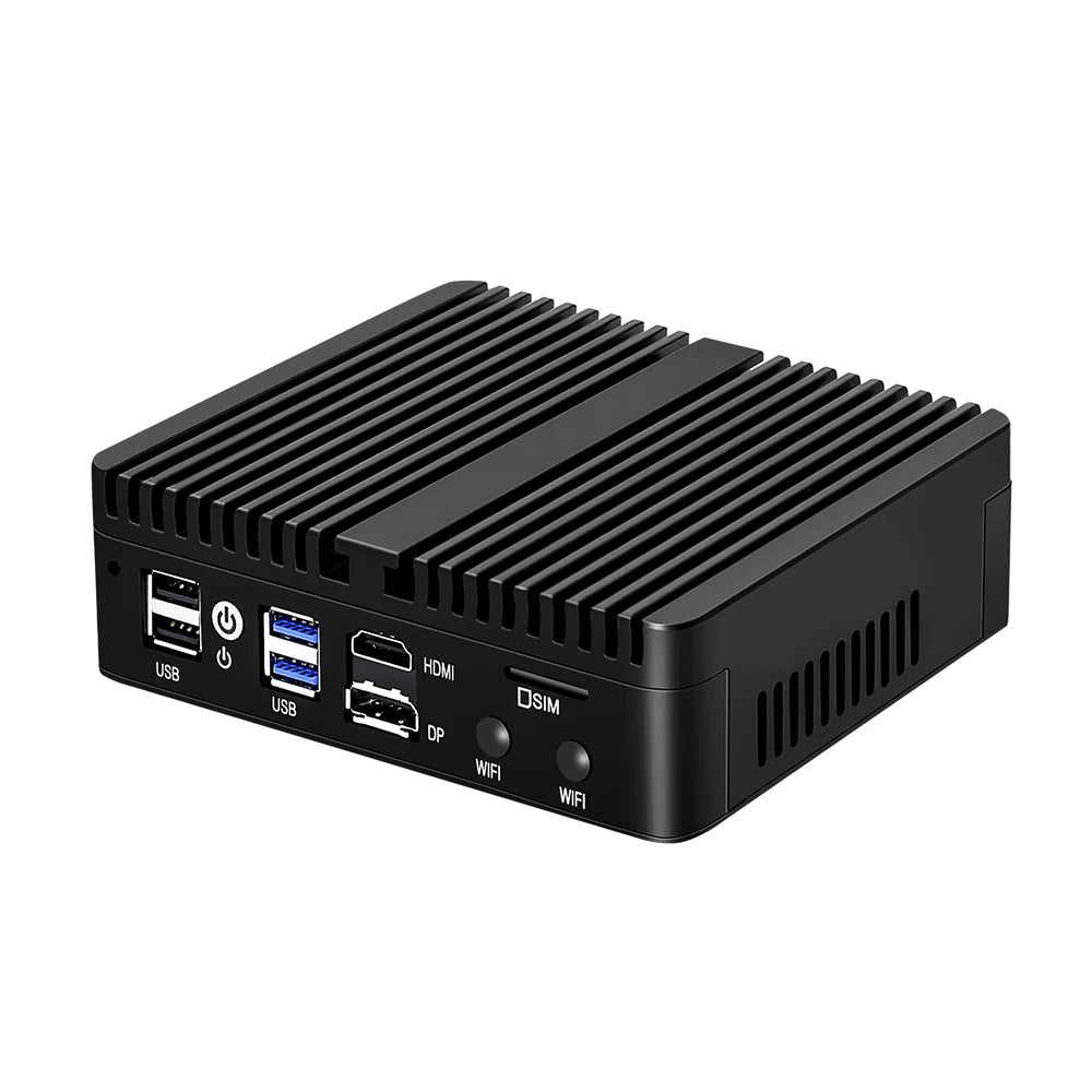 Topton 12th Gen Intel Twin Lake N150 Soft Router N5105 N6415 N6210 4*2.5G LAN Fanless Mini PC pfSense Firewall Appliance AES-NI