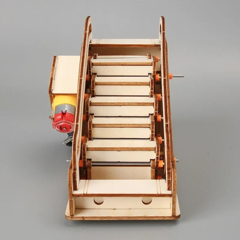 Children's science and education experiment models, children's DIY escalator assembly toys, children's DIY gifts