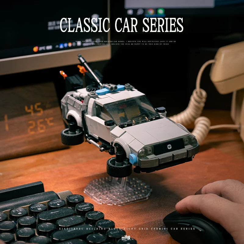 Technical Car Speed Racing Building Blocks Bricks Sets Sports Car MOC Garage City Vehicle Creative Toys For Kids