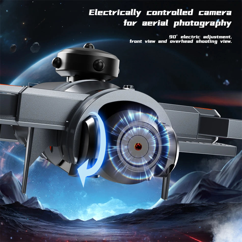 8K HD Dual Camera GPS Obstacle Avoidance 2026 E88 Plus Mini Foldable Drones Brushless Motor RC Quadcopter Toys Gifts For Xiaomi