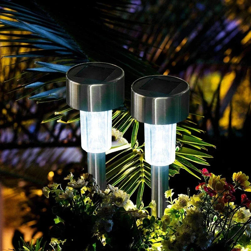 Outdoor Solar Lights Garden Lights Solar Powered Lamp Lantern Waterproof Landscape Lighting Pathway Yard Lawn Garden Decoration