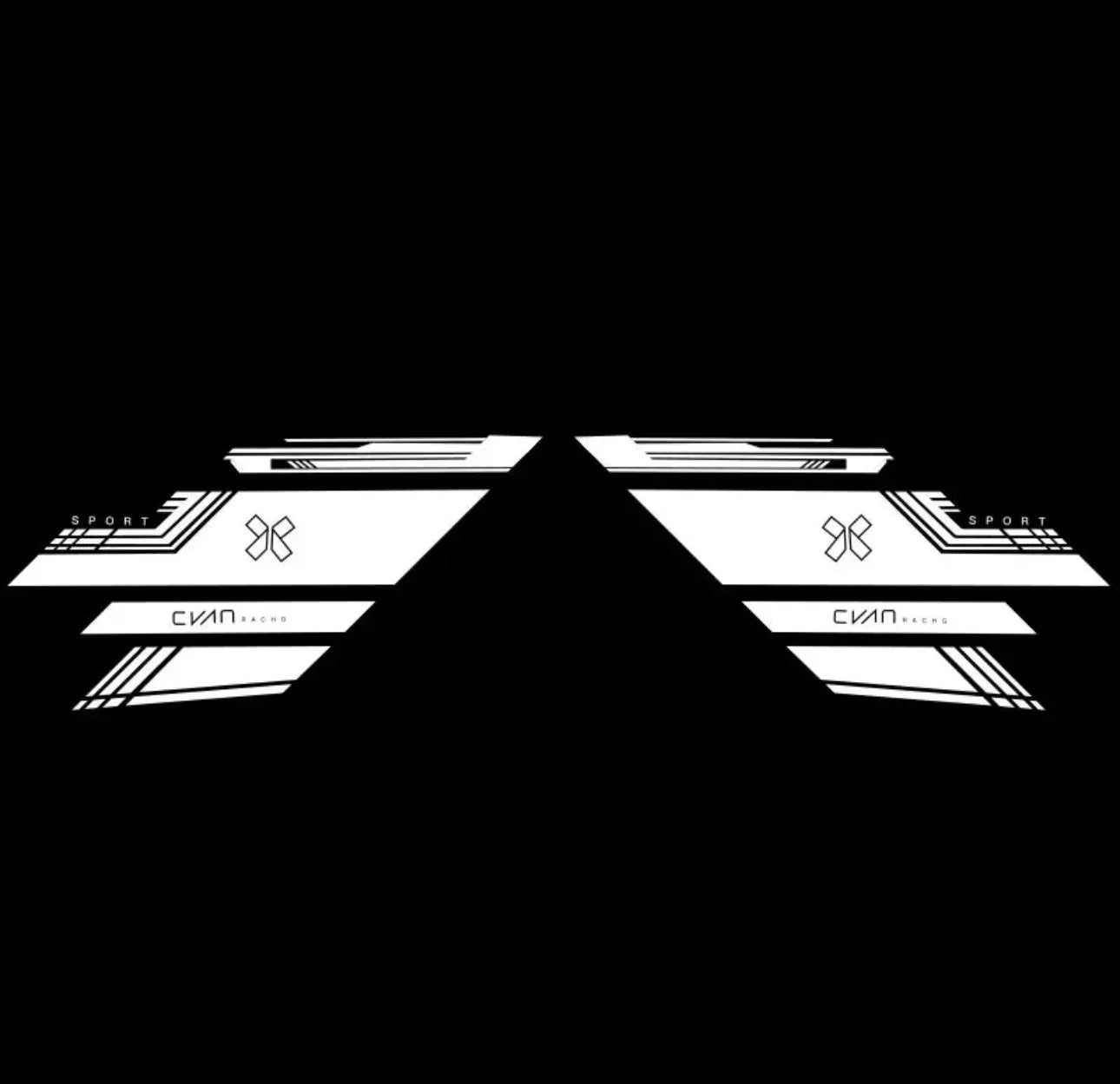 2pcs Led Car Door Welcome Logo Light for Lynk&Co 01 02 03 05 09 2017-2024 Auto Laser Projector Ghost Shadow Lamps