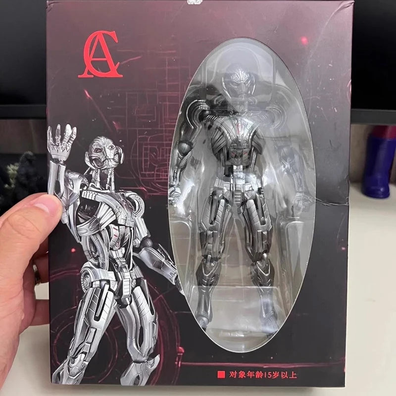 Revoltech Avengers Ultron Action Figure 17cm AC Toys Amazing Yamaguchi Ultron Figurine Movable Collection Ko Ornaments Model Toy