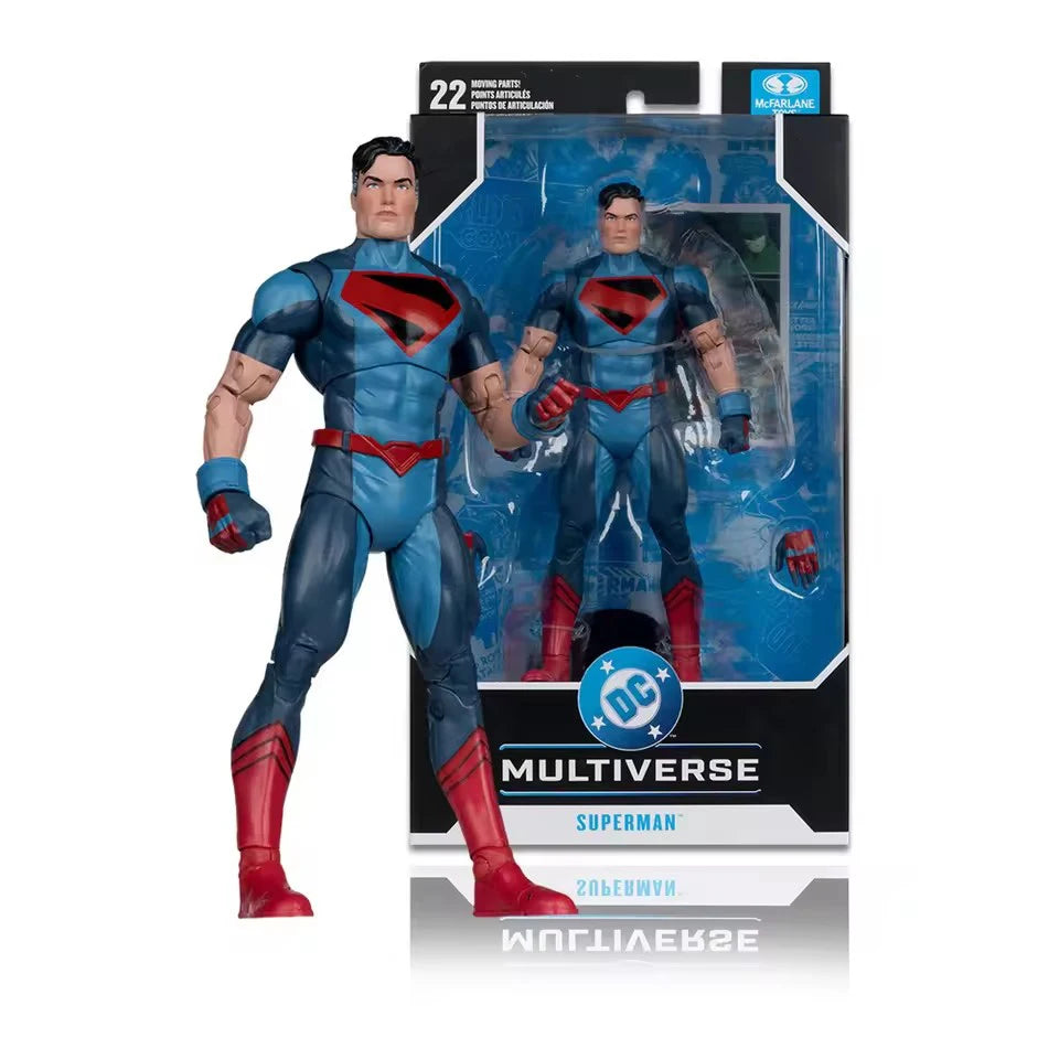 Mcfarlane Toys Static Shock/Rocket Red Brigade/Superman 18cm Action Figure DC Multiverse Model Doll Digital Garage Kit