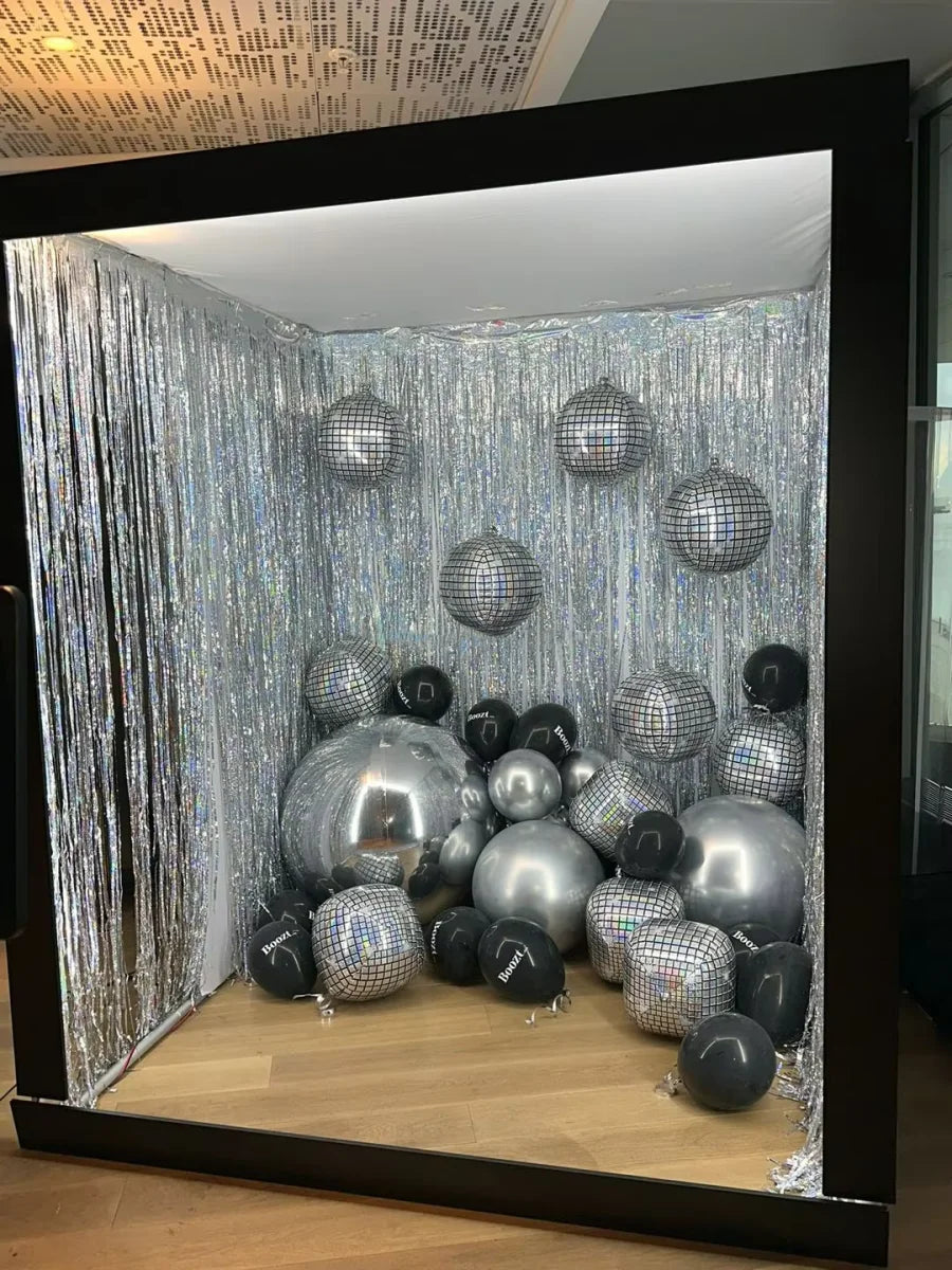 Weddings Photography Background decoration Props PVC magazine photo booth backdrop party event  led photo booth with led