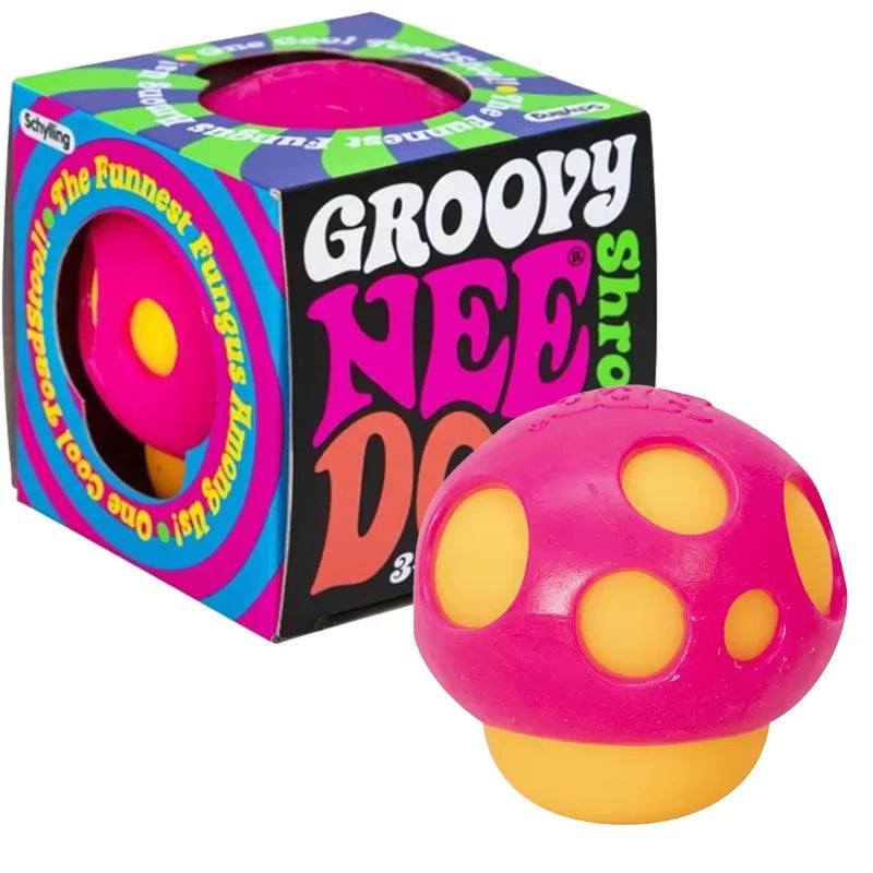 NeeDoh Fuzz Ball Blind Box Series Desktop Ornament Stress Relief Toys Suitable For People Under Pressure Fun Soft Stress Ball