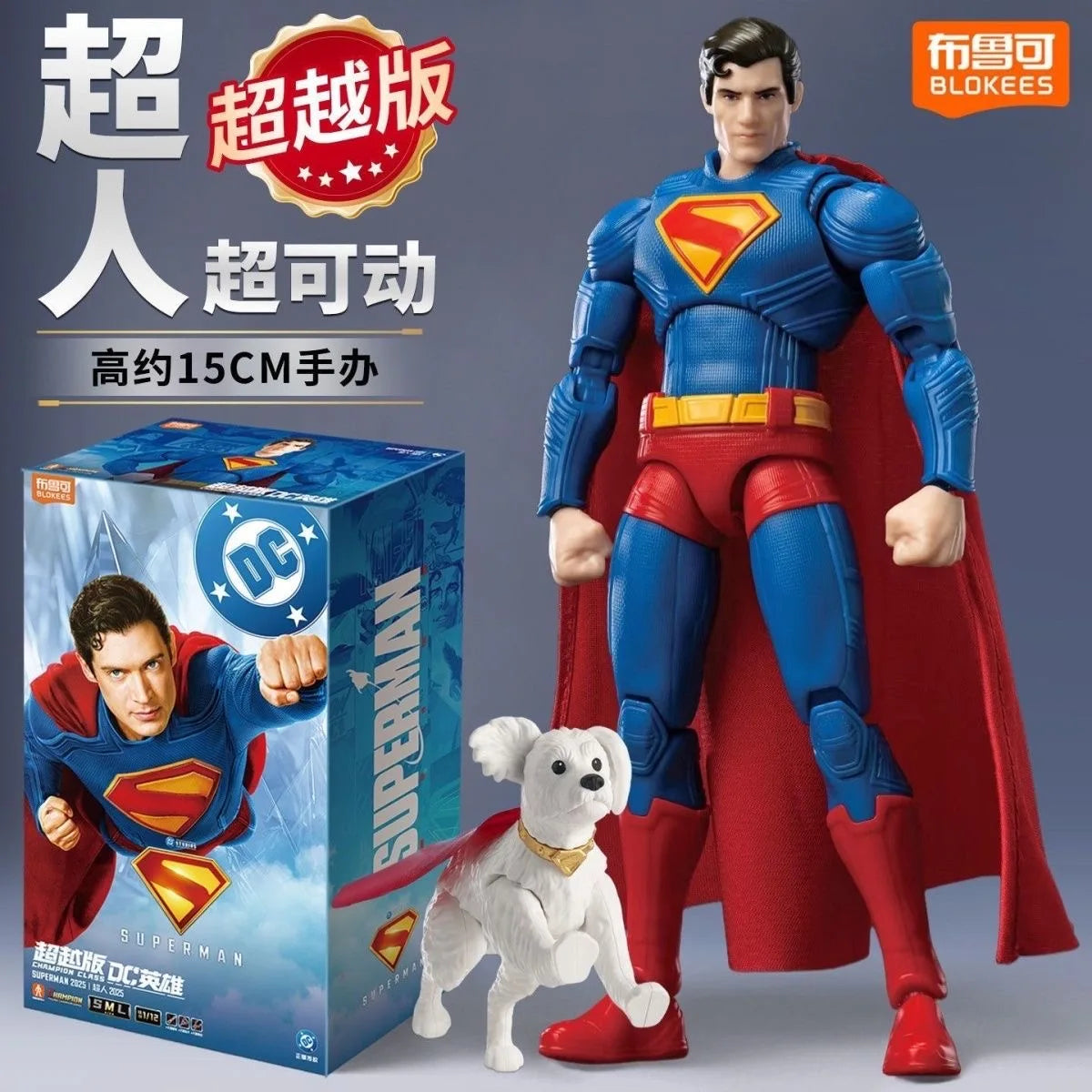BLOKEES Nightwing Superman Batman Beyond Original Gunn David DC David Justice League Comics Action Figure Assembled Model Toy