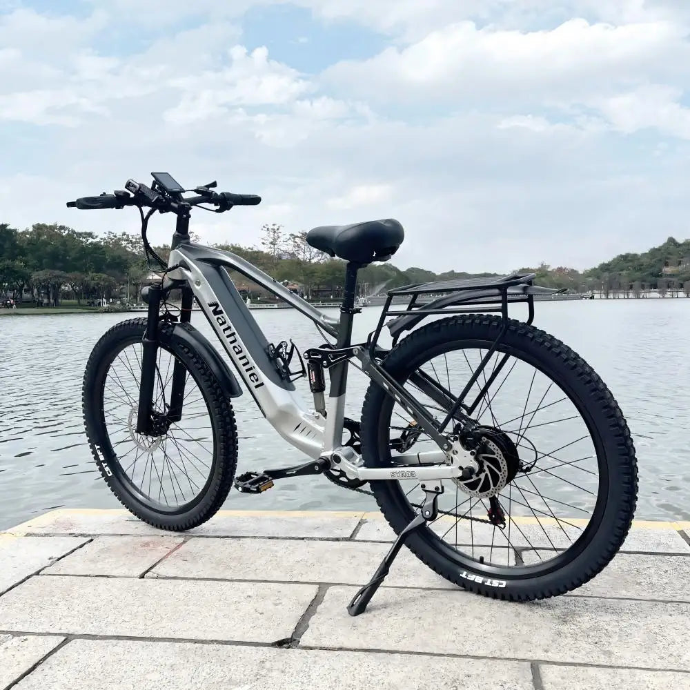 Nathaniel SYR03 Electric Bike 27.5' 1000W Adult Electric Assisted Bike 48V 20Ah Large Capacity Detachable Lithium Batteries Ebik