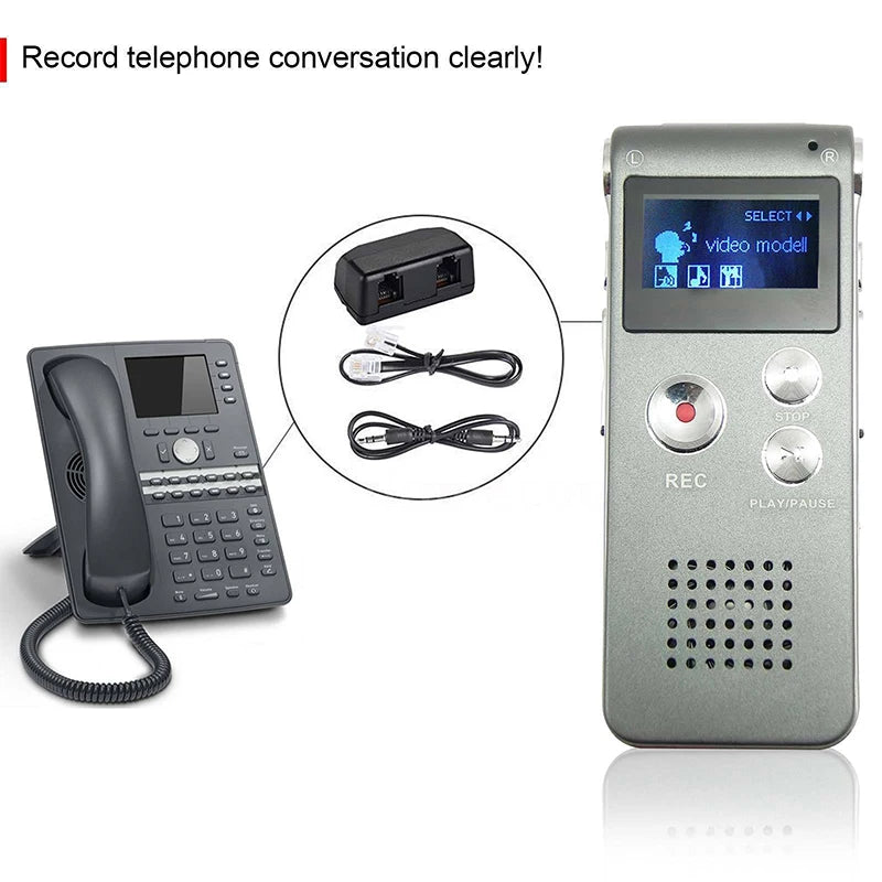 8GB/16GB/32GB Voice Recorder MP3 Player Mini Sound Audio Recorder Professional Mini USB Flash Drive Recording Dictaphone