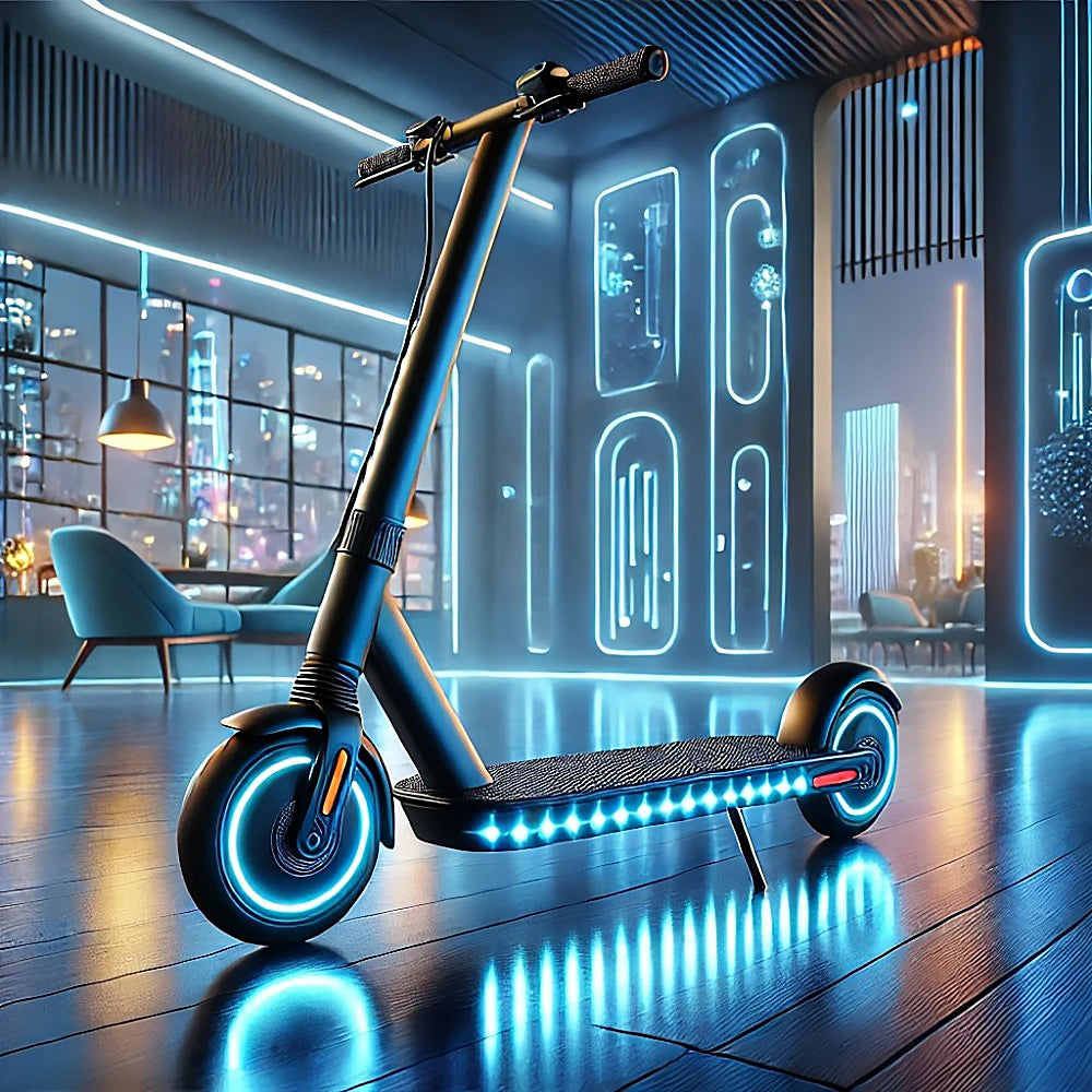 Enhance safety during nighttime rides with these LED strip lights designed for scooters and bicycles. Battery-powered for convenience, these warning lights increase visibility and promote safer travels.