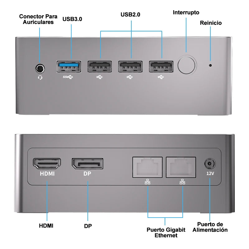 Experience powerful performance with this Intel N100 mini PC—quad-core processor with Turbo Boost up to 3.4GHz, 8GB LPDDR5 RAM, 256GB storage, 4800Hz dual RJ45 LAN with firewall, Windows 11, and 4K support for smooth multitasking and secure networking!
