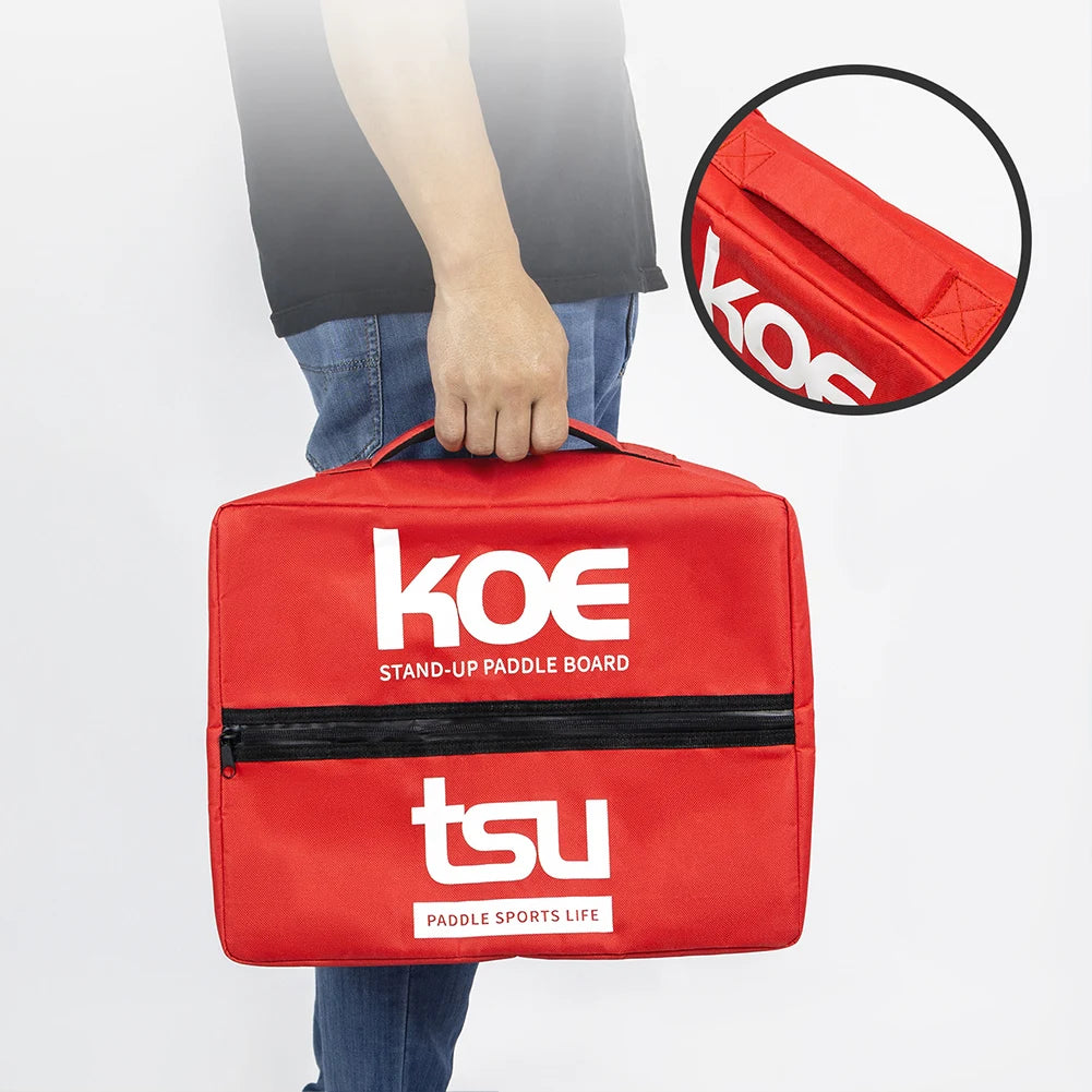KOETSU Paddle Board Storage Bag Adjustable Paddleboard Deck Cooler Bag Sealed Zipper Food Storage Bag for Stand-Up Paddleboard