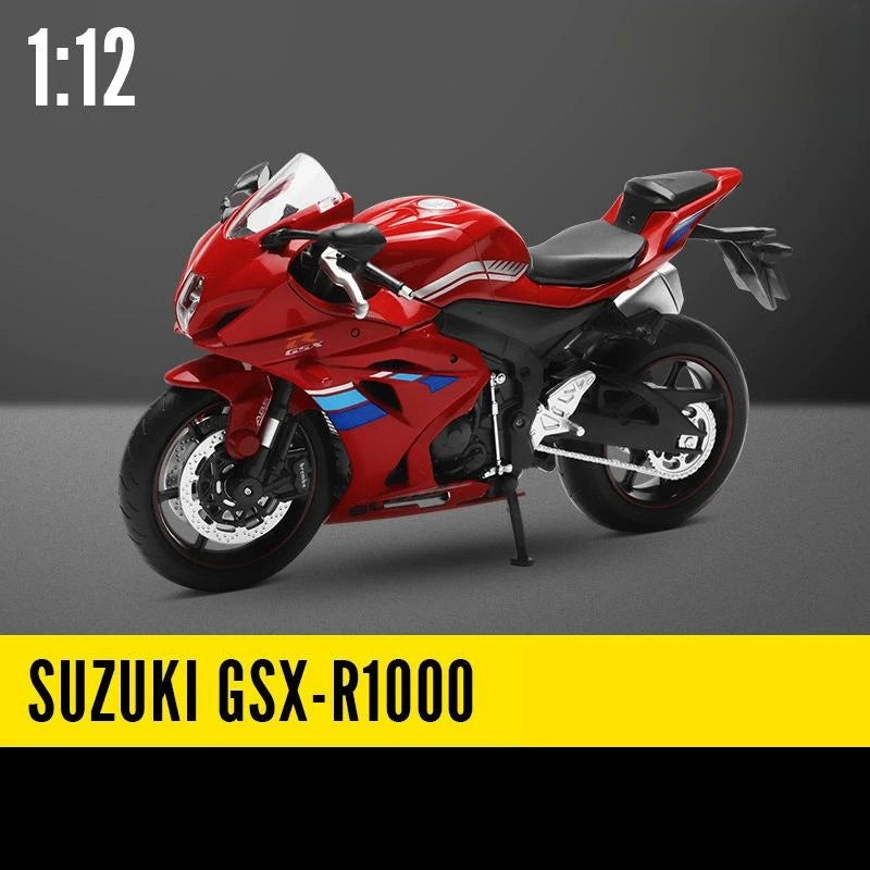 1/12 SUZUKI GSX-R1000RR L7 Toy Motorcycle RMZ City Diecast Metal Model 1:12 Racing Sport Miniature Collection Gift For Boy Kid