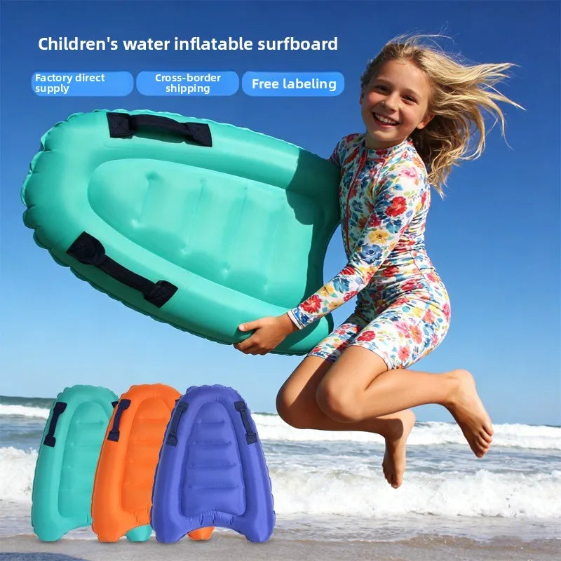 Inflatable Surfboard Portable Bodyboard Adult Light Kick Board Surfing Water Skiing Board Water Learning Swimming Board