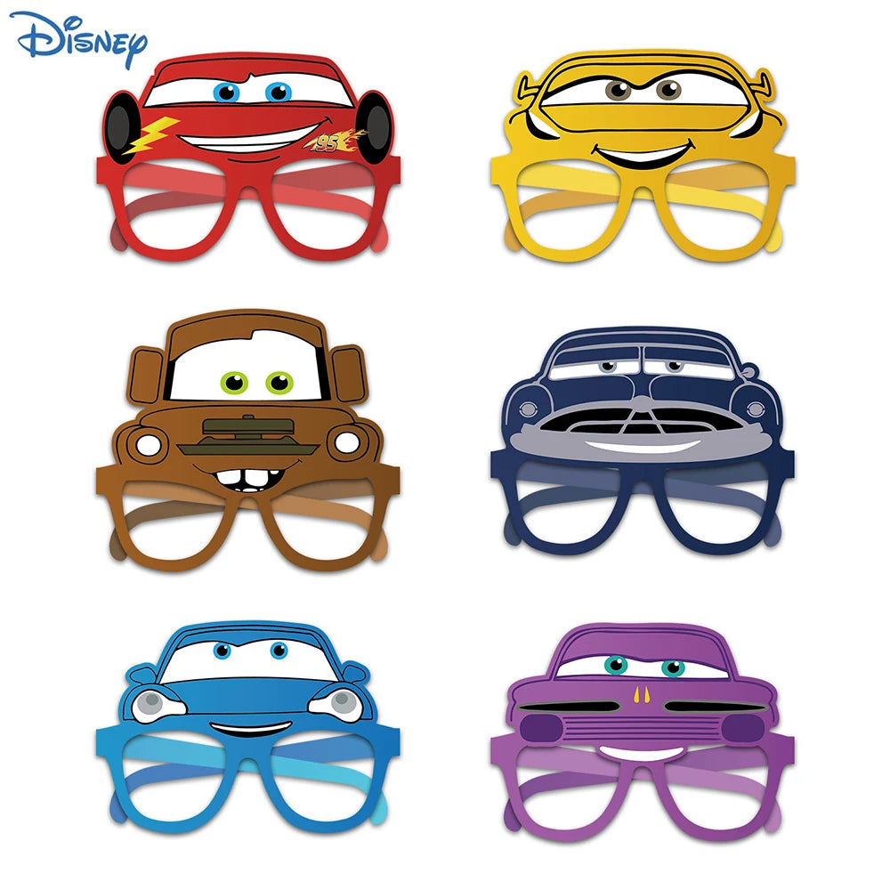 Cars Theme Birthday Party Decoration Tableware Banner Tablecloth Gift Bag Paper Plates Party Favors Toy Set Stamps Bracelets