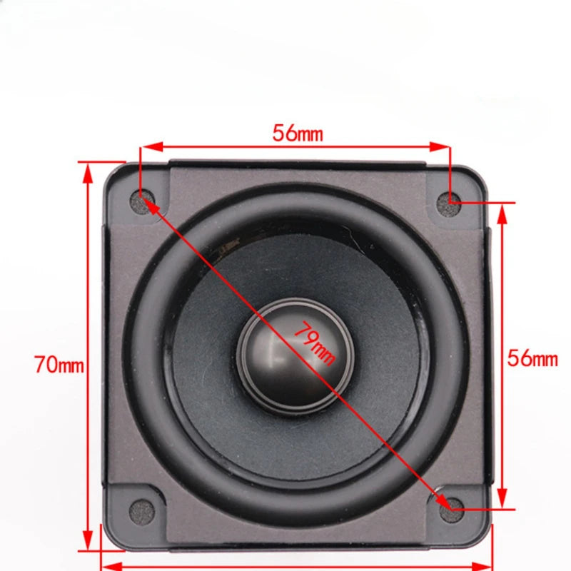 SOTAMIA 1Pcs 2.75 Inch Full Range Speaker 4 Ohm 30W HIFI Speaker Sound Music Home Audio Loudspeaker for Bose Companion 20