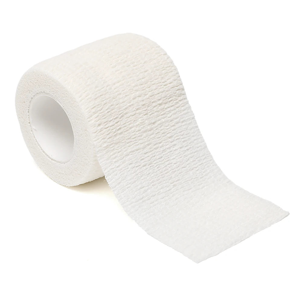 12pcs of 4.8-Meter Elastic Sports Self-Adhesive Bandages, Protecting Fingers, Ankles, Palms, and Shoulders, Knee Protection